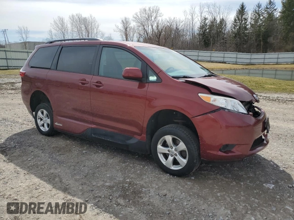 2017 Toyota Sienna LE Auto Access Seat with VIN 5TDKZ3DC2HS814633, listed as a Copart auction lot 50413255 with 56,454 mi miles and Salvage Title. Bid and sale history available at carsss.com. Image 4.