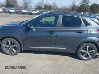 2021 Hyundai Kona Ultimate with VIN KM8K5CA51MU730340, listed as a IAAI auction lot 41662900 with 63,660 mi miles and . Bid and sale history available at carsss.com. Image 15.