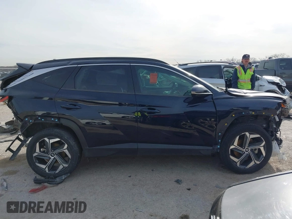 2022 Hyundai Tucson Limited with VIN KM8JECAE7NU060192, listed as a IAAI auction lot 41734855 with 86,100 mi miles. Bid and sale history available at carsss.com. Image 13.
