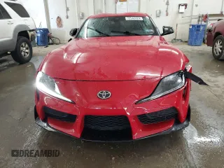 2020 Toyota GR Supra 3.0 with VIN WZ1DB4C08LW022135, listed as a Copart auction lot 72542424 with 17,421 mi miles and Salvage Title. Bid and sale history available at carsss.com. Image 5.