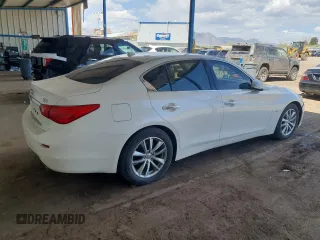 2017 Infiniti Q50 3.0t Premium with VIN JN1EV7AR3HM834493, listed as a Copart auction lot 54164395 with 165,329 mi miles and Clean Title. Bid and sale history available at carsss.com. Image 3.
