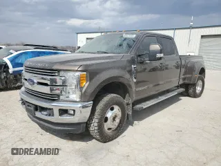 2017 Ford F-350 Lariat z VIN 1FT8W3DT7HED26111, wystawiony jako Copart lot #48925405 z przebiegiem 147 787 mil mil oraz Szkoda całkowita • Salvage title. Historia ofert i sprzedaży dostępna na DreamBid. Obrazek 1.