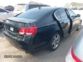 2008 Lexus GS 350 with VIN JTHBE96S780038598, listed as a IAAI auction lot 41906932 with 194,100 mi miles. Bid and sale history available at carsss.com. Image 4.