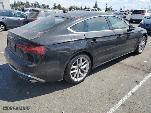 2024 Audi A5 Sportback S line Premium with VIN WAUDACF56RA083957, listed as a Copart auction lot 71393284 with 1,777 mi miles and Salvage Title. Bid and sale history available at carsss.com. Image 3.