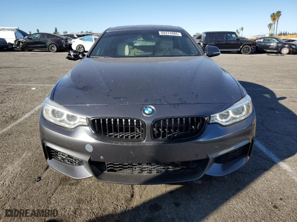 2015 BMW 4 Series 435i with VIN WBA4B1C57FG241429, listed as a Copart auction lot 88274865 with 145,970 mi miles and Salvage Title. Bid and sale history available at carsss.com. Image 5.
