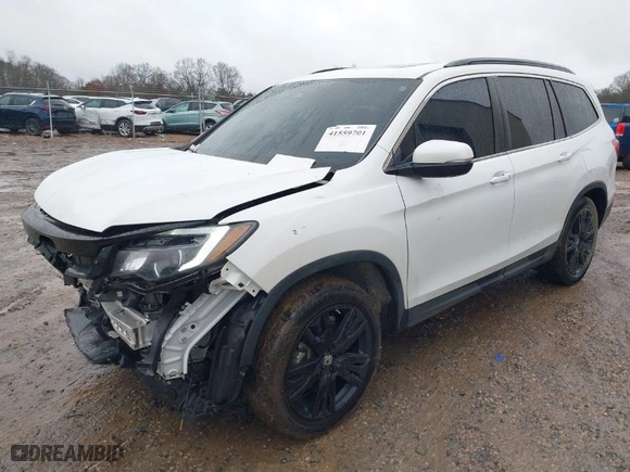 2021 Honda Pilot Special Edition with VIN 5FNYF5H25MB028579, listed as a IAAI auction lot 41559701 with 63,936 mi miles. Bid and sale history available at carsss.com. Image 2.