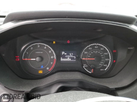 2017 Subaru Impreza with VIN 4S3GTAA67H3718864, listed as a Copart auction lot 50257023 with 109,606 mi miles. Bid and sale history available at carsss.com. Image 9.