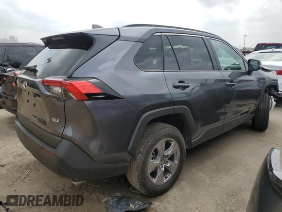 2025 Toyota RAV4 XLE with VIN 2T3W1RFV8SC311190, listed as a Copart auction lot 50600715 with 4,377 mi miles and Clean Title. Bid and sale history available at carsss.com. Image 3.