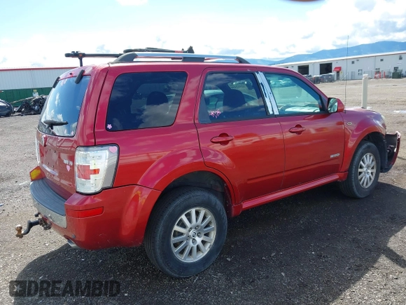 2008 Mercury Mariner Premier with VIN 4M2CU97178KJ00739, listed as a IAAI auction lot 42312408 with 167,591 mi miles and . Bid and sale history available at DreamBid. Image 4.