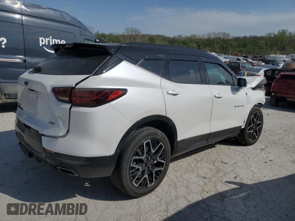 2023 Chevrolet Blazer RS with VIN 3GNKBKRS0PS200986, listed as a Copart auction lot 53560435 with 13,440 mi miles and Salvage title. Bid and sale history available at DreamBid. Image 3.