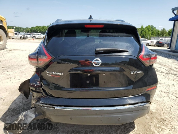 2020 Nissan Murano SV with VIN 5N1AZ2BS1LN124611, listed as a Copart auction lot 57388685 with 66,779 mi miles and Salvage title. Bid and sale history available at DreamBid. Image 6.