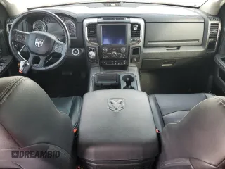 2018 Ram 1500 Night with VIN 1C6RR7MT7JS203829, listed as a Copart auction lot 53654095 with 0 mi miles and Salvage Title. Bid and sale history available at carsss.com. Image 8.