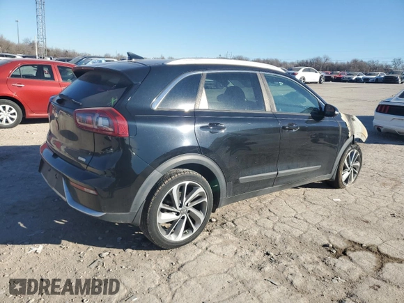 2017 Kia Niro Touring with VIN KNDCE3LC3H5055143, listed as a Copart auction lot 88364405 with 0 mi miles and Salvage Title. Bid and sale history available at carsss.com. Image 3.