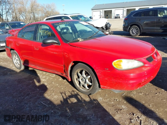 2004 Pontiac Grand Am SE2 with VIN 1G2NG52E84M672446, listed as a IAAI auction lot 40834541 with 209,231 mi miles. Bid and sale history available at carsss.com. Image 1.