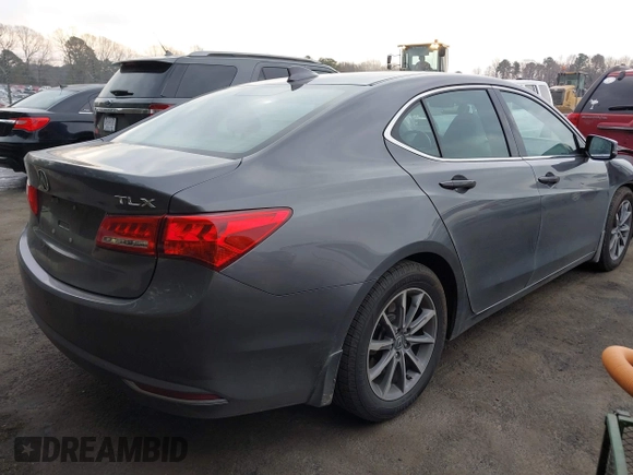 2019 Acura TLX with VIN 19UUB1F36KA004085, listed as a IAAI auction lot 41664344 with 115,125 mi miles. Bid and sale history available at carsss.com. Image 4.