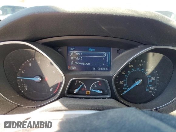 2014 Ford Focus SE with VIN 1FADP3F24EL438121, listed as a Copart auction lot 47755225 with 198,308 mi miles and Salvage Title. Bid and sale history available at carsss.com. Image 9.