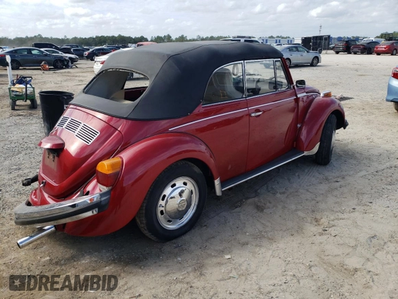 1975 Volkswagen Beetle with VIN 1552013711, listed as a Copart auction lot 80255914 with 69,112 mi miles and Salvage Title. Bid and sale history available at DreamBid. Image 3.