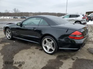 2009 Mercedes-Benz SL 550 with VIN WDBSK71F29F152210, listed as a Copart auction lot 44854165 with 69,777 mi miles and Salvage title. Bid and sale history available at DreamBid. Image 2.