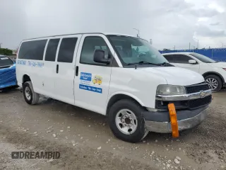 2014 Chevrolet Express Passenger LT z VIN 1GAZG1FG2E1154233, wystawiony jako Copart lot #63480385 z przebiegiem Nie podano mil oraz Nie do naprawy • Non repairable. Historia ofert i sprzedaży dostępna na DreamBid. Obrazek 4.
