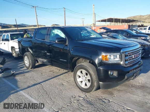 2017 GMC Canyon 2WD SLE with VIN 1GTG5CEN7H1252548, listed as a IAAI auction lot 41824257 with 89,932 mi miles. Bid and sale history available at carsss.com. Image 1.