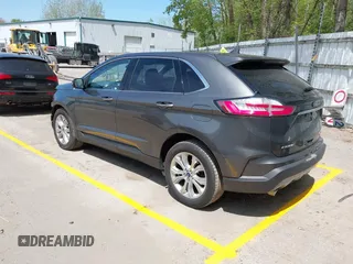2020 Ford Edge Titanium with VIN 2FMPK4K96LBA56972, listed as a IAAI auction lot 42246224 with 109,463 mi miles and . Bid and sale history available at DreamBid. Image 3.