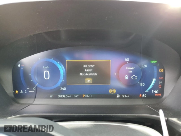 2021 Ford Escape Titanium Hybrid z VIN 1FMCU9DZ4MUA56645, wystawiony jako Copart lot #54059515 z przebiegiem 31 432 mil mil oraz Szkoda całkowita • Salvage title. Historia ofert i sprzedaży dostępna na DreamBid. Obrazek 9.