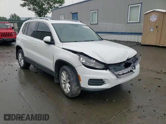 2017 Volkswagen Tiguan Wolfsburg Edition with VIN WVGSV7AX9HW512214, listed as a Copart auction lot 60062865 with 62,667 mi miles and Salvage title. Bid and sale history available at DreamBid. Image 14.