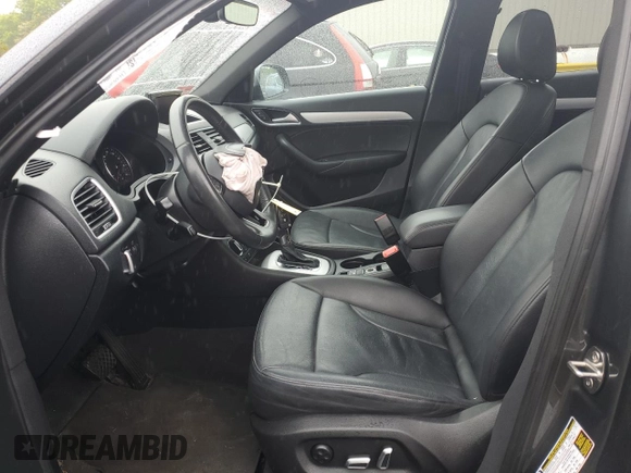 2018 Audi Q3 Premium with VIN WA1ECCFS3JR019141, listed as a Copart auction lot 57819205 with 63,200 mi miles and Salvage title. Bid and sale history available at DreamBid. Image 7.