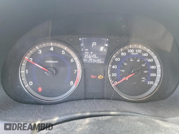 2014 Hyundai Accent GS with VIN KMHCT5AE3EU169436, listed as a Copart auction lot 45377195 with 177,435 mi miles and Salvage Title. Bid and sale history available at carsss.com. Image 9.