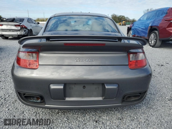 2007 Porsche 911 Turbo with VIN WP0AD299X7S785034, listed as a Copart auction lot 75624884 with Not Provided miles and Non Repairable. Bid and sale history available at DreamBid. Image 6.