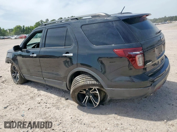 2014 Ford Explorer Sport with VIN 1FM5K8GT1EGB78282, listed as a Copart auction lot 56818485 with 145,156 mi miles and Salvage title. Bid and sale history available at DreamBid. Image 2.
