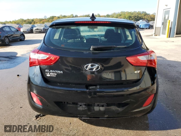 2013 Hyundai Elantra GT with VIN KMHD35LE6DU037206, listed as a Copart auction lot 76306464 with 0 mi miles and Salvage Title. Bid and sale history available at carsss.com. Image 6.