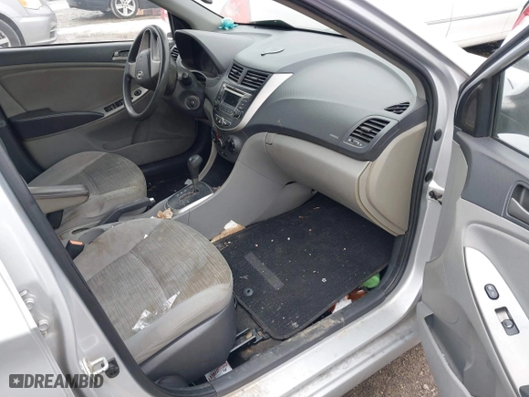 2016 Hyundai Accent SE with VIN KMHCT4AE1GU053634, listed as a IAAI auction lot 41427381 with 130,963 mi miles. Bid and sale history available at carsss.com. Image 5.