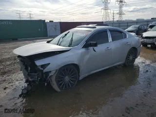 2012 Nissan Maxima 3.5 SV with VIN 1N4AA5AP2CC864566, listed as a Copart auction lot 46538005 with 0 mi miles and Salvage Title. Bid and sale history available at carsss.com. Image 1.