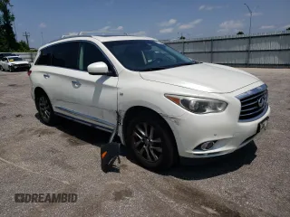 2015 Infiniti QX60 z VIN 5N1AL0MMXFC513462, wystawiony jako Copart lot #59803485 z przebiegiem 156 003 mil mil oraz Szkoda całkowita • Salvage title. Historia ofert i sprzedaży dostępna na DreamBid. Obrazek 4.