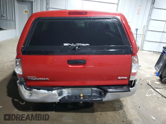 2010 Toyota Tacoma with VIN 5TEUX4EN1AZ730011, listed as a Copart auction lot 86832784 with 93,766 mi miles and Salvage Title. Bid and sale history available at carsss.com. Image 6.