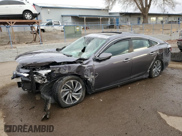 2020 Honda Insight Touring with VIN 19XZE4F96LE011148, listed as a Copart auction lot 83829734 with 64,488 mi miles and Salvage Title. Bid and sale history available at carsss.com. Image 1.