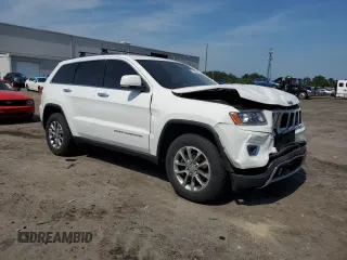 2014 Jeep Grand Cherokee Limited with VIN 1C4RJFBG8EC448154, listed as a Copart auction lot 62416385 with 175,982 mi miles and Salvage title. Bid and sale history available at DreamBid. Image 4.