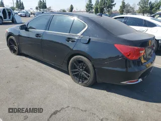 2014 Acura RLX Tech Pkg with VIN JH4KC1F57EC003829, listed as a Copart auction lot 74345714 with 194,305 mi miles and Salvage Title. Bid and sale history available at carsss.com. Image 2.
