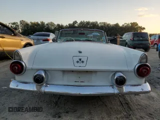 1955 Ford Thunderbird with VIN P5FH131649, listed as a Copart auction lot 78360154 with 35,746 mi miles and Salvage Title. Bid and sale history available at DreamBid. Image 6.