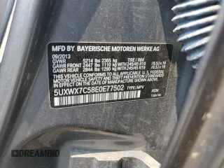 2014 BMW X3 xDrive35i z VIN 5UXWX7C58E0E77502, wystawiony jako Copart lot #59159245 z przebiegiem 131 425 mil mil oraz Szkoda całkowita • Salvage title. Historia ofert i sprzedaży dostępna na DreamBid. Obrazek 13.