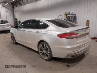 2019 Ford Fusion Titanium with VIN 3FA6P0D9XKR152553, listed as a IAAI auction lot 41603426 with 129,993 mi miles. Bid and sale history available at carsss.com. Image 3.
