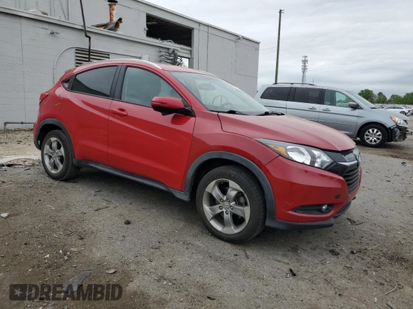 2016 Honda HR-V EX-L w/Navi with VIN 3CZRU6H72GM767205, listed as a Copart auction lot 53617835 with 79,365 mi miles and Salvage Title. Bid and sale history available at carsss.com. Image 4.