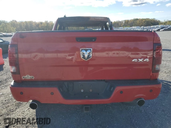 2013 Ram 1500 Sport with VIN 1C6RR7HT3DS599949, listed as a Copart auction lot 75317194 with Not provided miles and Salvage title. Bid and sale history available at DreamBid. Image 6.