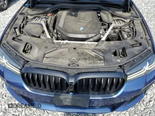 2022 BMW 5 Series 540i xDrive with VIN WBA73BJ07NCH66751, listed as a Copart auction lot 53653415 with 60,059 mi miles and Salvage title. Bid and sale history available at DreamBid. Image 11.