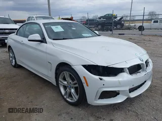2017 BMW 4 Series 430i xDrive z VIN WBA4U9C38H5H64001, wystawiony jako IAAI lot #41887141 z przebiegiem 195 475 mil mil oraz . Historia ofert i sprzedaży dostępna na DreamBid. Obrazek 1.