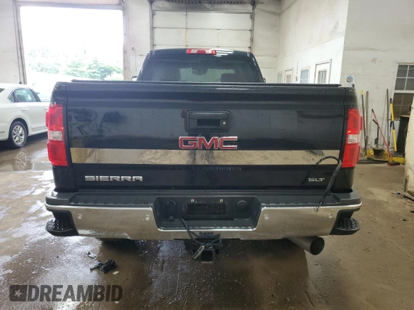 2018 GMC Sierra 2500HD SLT with VIN 1GT12TEY3JF205437, listed as a Copart auction lot 60290314 with 107,040 mi miles and Clean Title. Bid and sale history available at carsss.com. Image 6.