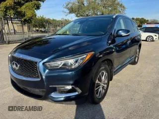 2019 Infiniti QX60 Pure with VIN 5N1DL0MM4KC561014, listed as a Copart auction lot 63600595 with 177,089 mi miles and Salvage title. Bid and sale history available at DreamBid. Image 1.