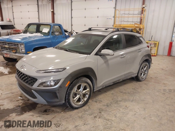 2022 Hyundai Kona SEL with VIN KM8K3CAB4NU911476, listed as a IAAI auction lot 41497070 with 49,500 mi miles. Bid and sale history available at carsss.com. Image 17.