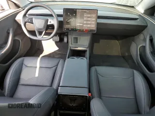 2025 Tesla Model 3 Long Range with VIN 5YJ3E1EB0SF902974, listed as a Copart auction lot 59728245 with 6,398 mi miles and Salvage title. Bid and sale history available at DreamBid. Image 8.